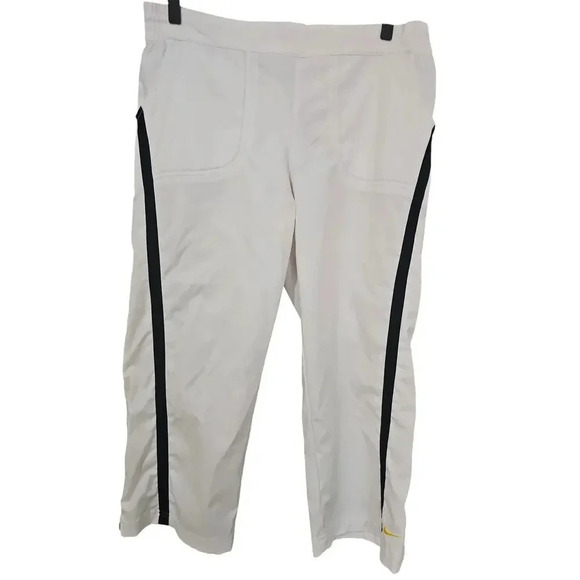 Nike Women’s Athletic Capri Pants White Size L - Picture 1 of 6